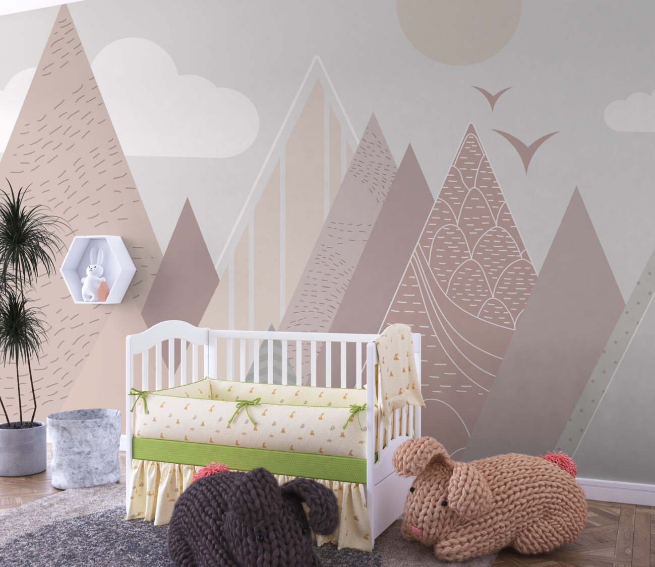 Fototapeta Ptaki w górach