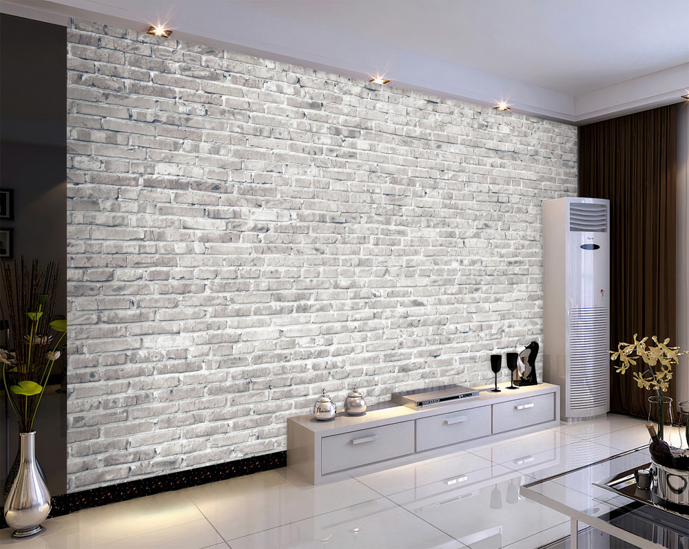 Fototapeta szary i biały mur z cegły