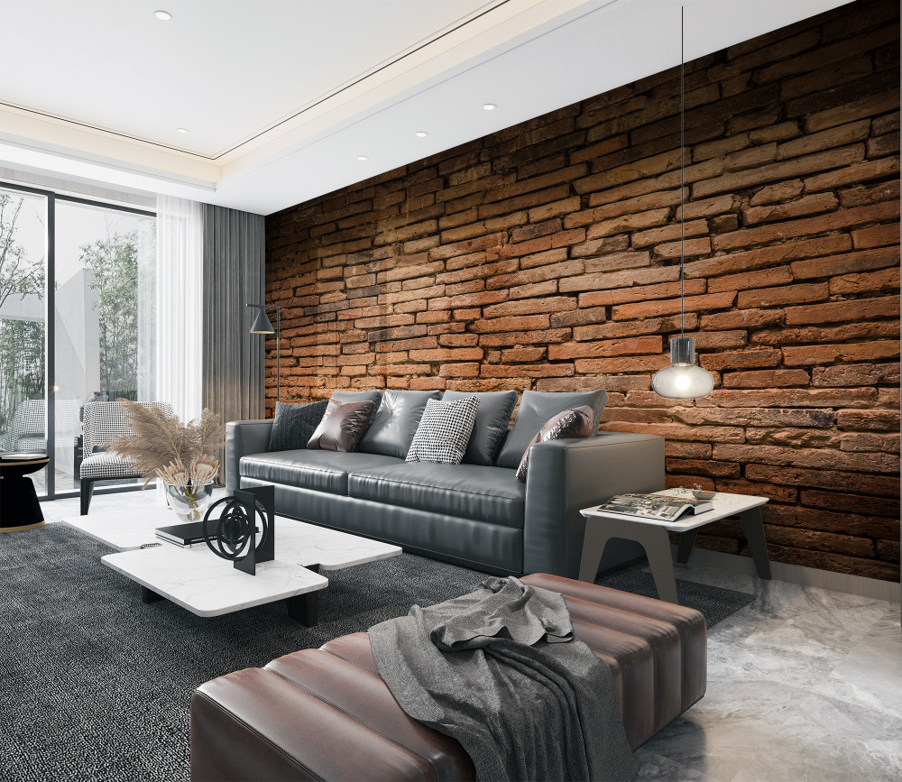 Fototapeta lewy mur z cegły