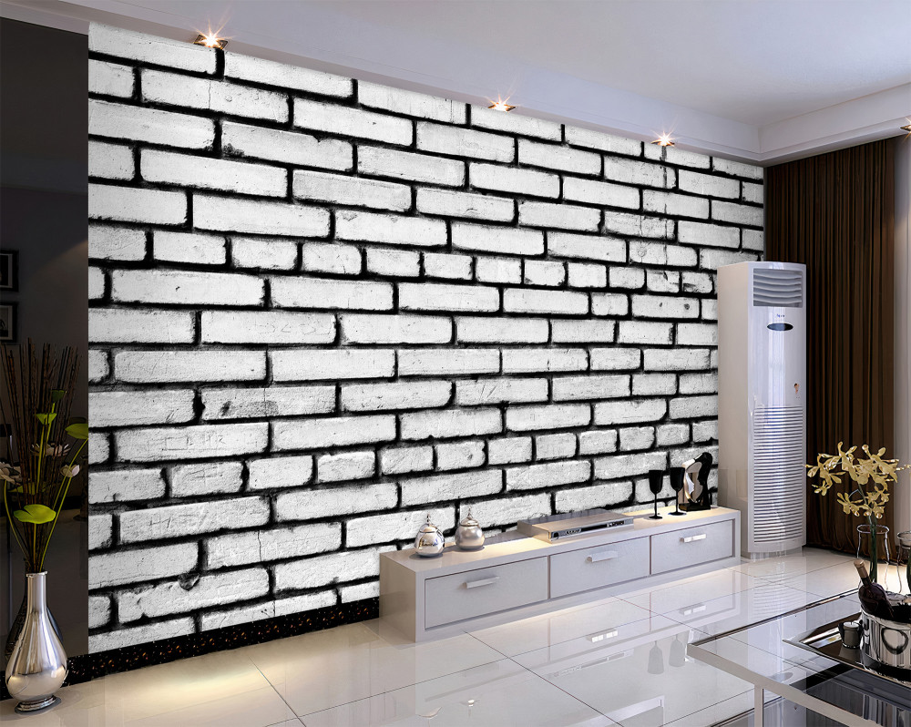 Fototapeta białe cegły na ścianie