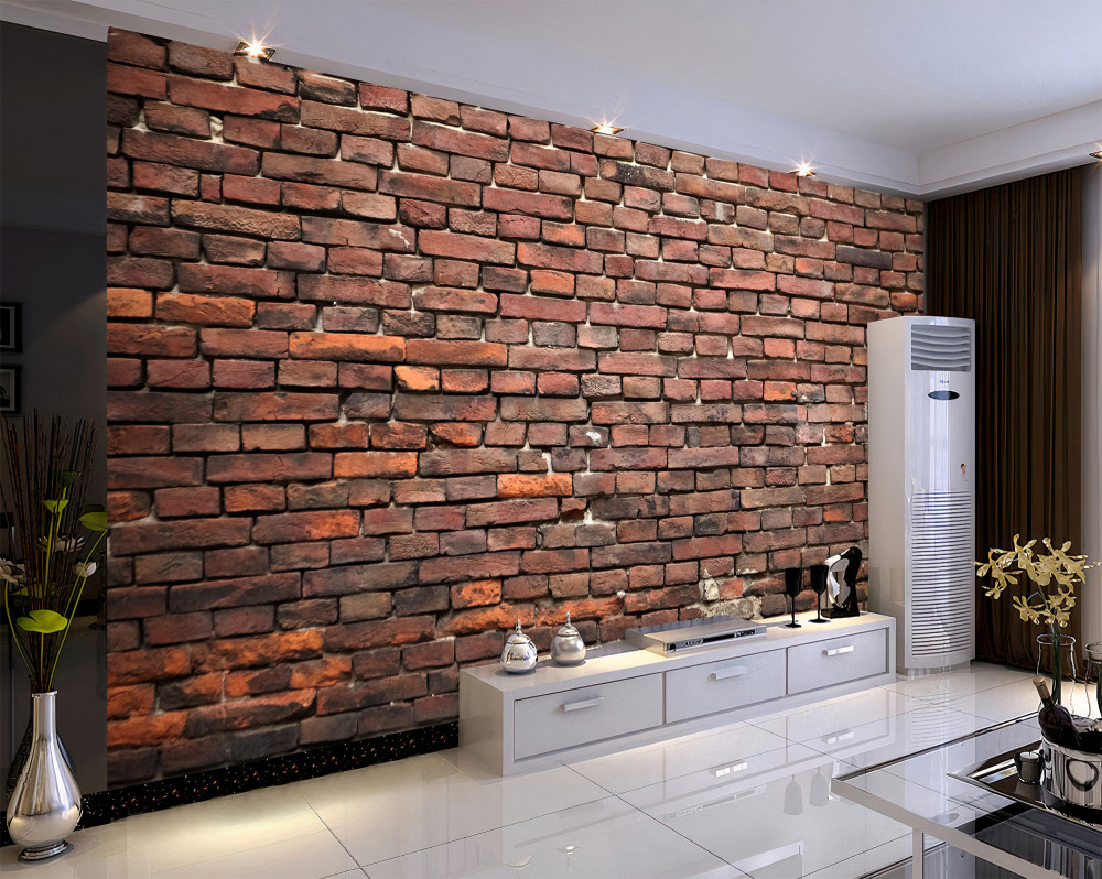 Fototapeta stary ciemny mur z cegły