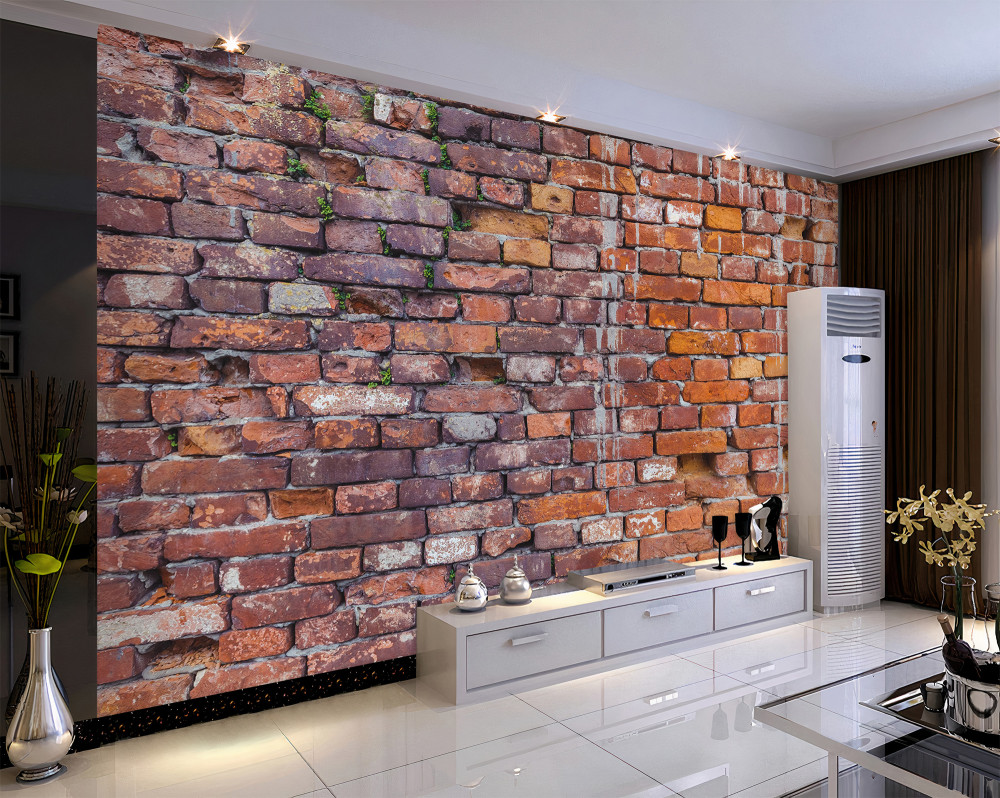 Fototapeta kapanie na stary ceglany mur