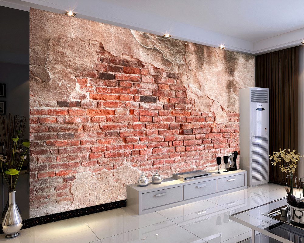 Fototapeta rozpadający się ceglany mur