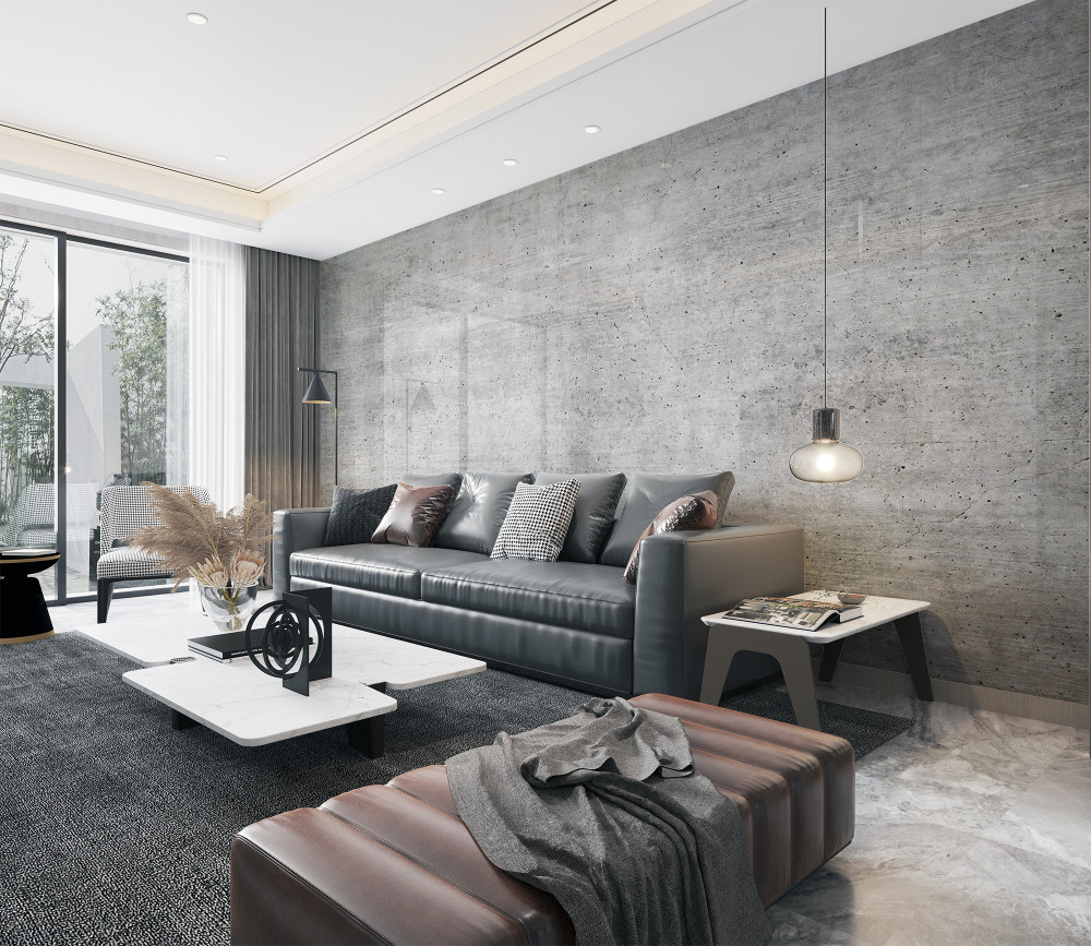 Fototapeta szara otynkowana tekstura