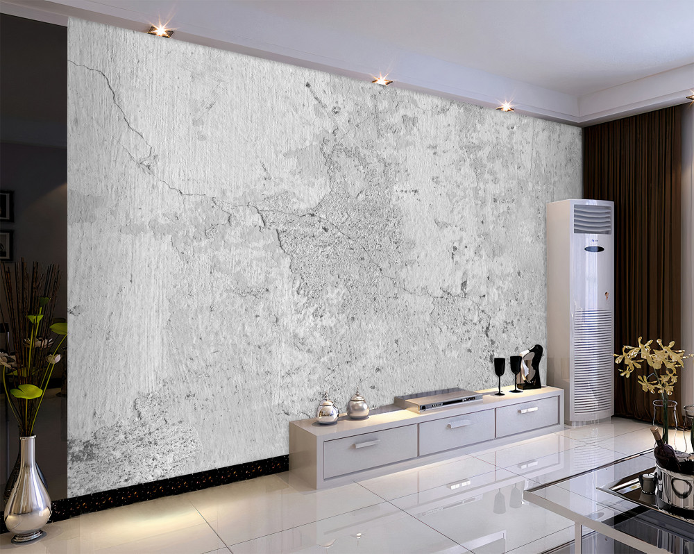 Fototapeta porysowany szary cement