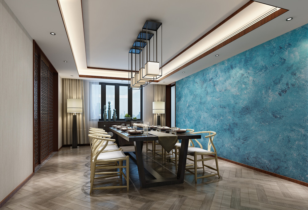 Fototapeta streszczenie niebieska fala tętnienia