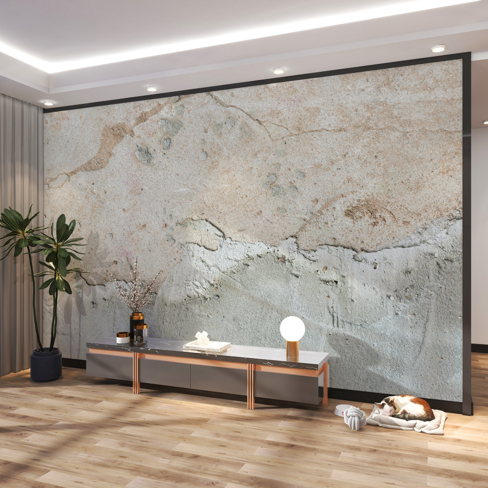 Fototapeta popękana betonowa ściana