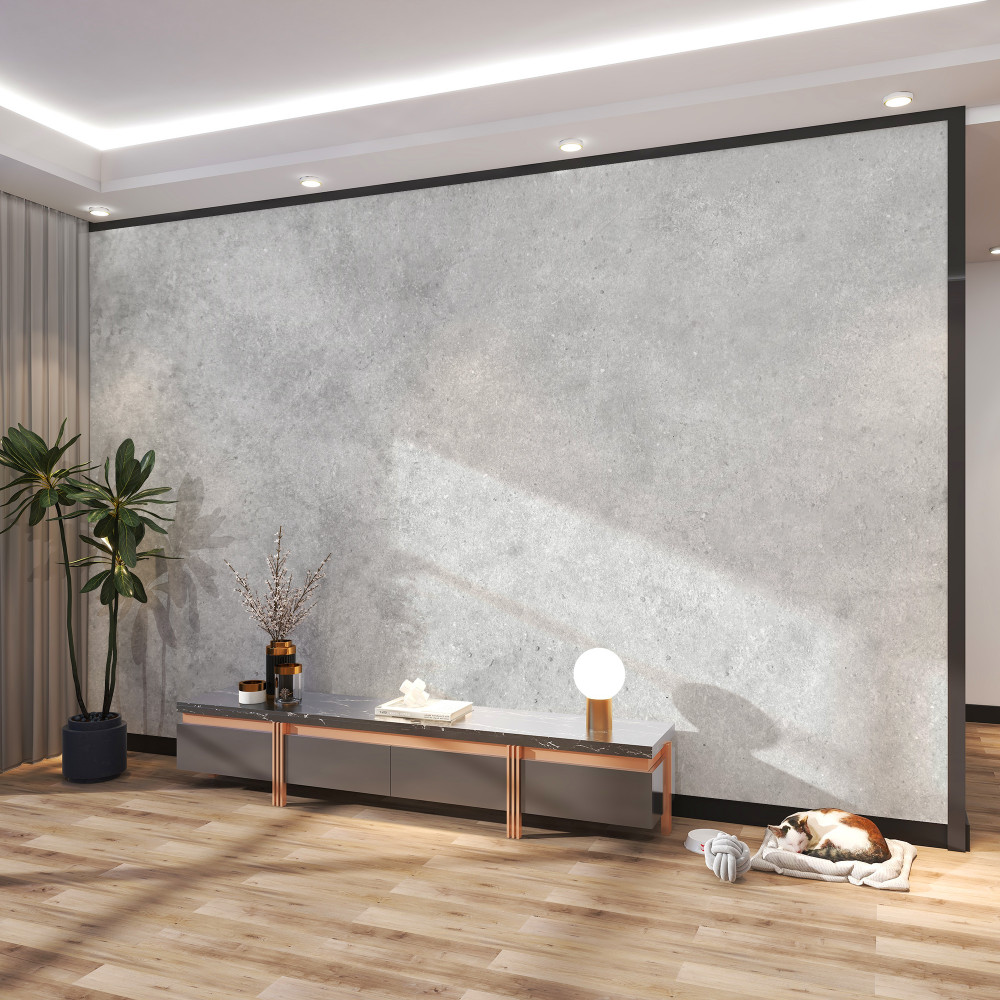 Fototapeta jasnoszara betonowa ściana