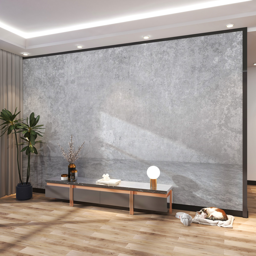 Fototapeta jasnoszara betonowa ściana