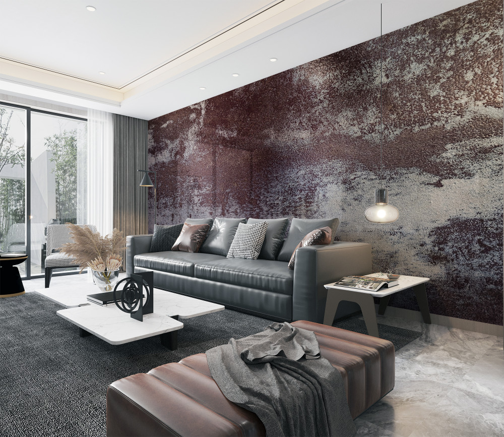 Fototapeta szary metal w stylu vintage