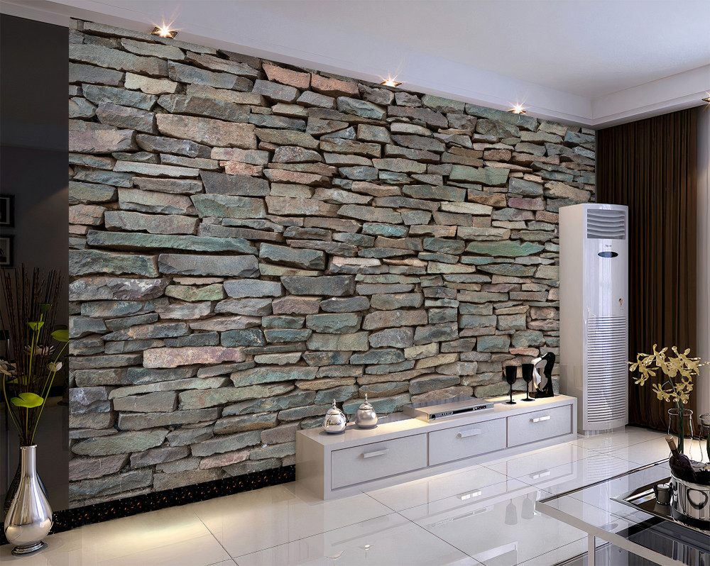 Fototapeta podłużny mur kamienny