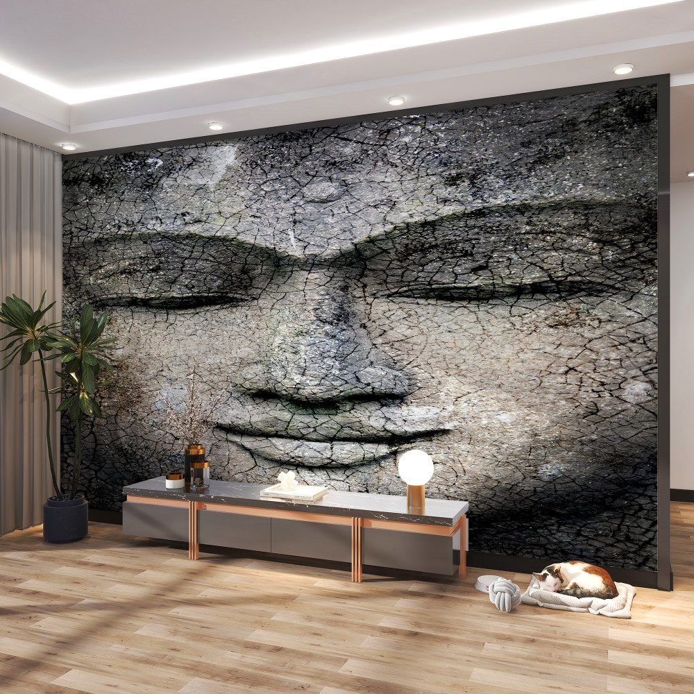 Fototapeta twarz kamiennej dziewczyny