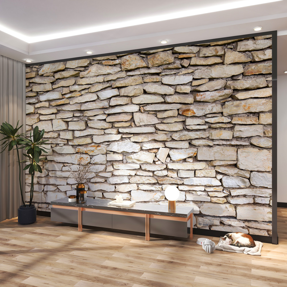 Fototapeta stary teksturowany kamienny mur