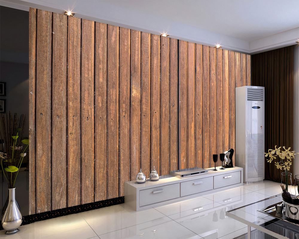 Fototapeta solidna ściana ze starych belek