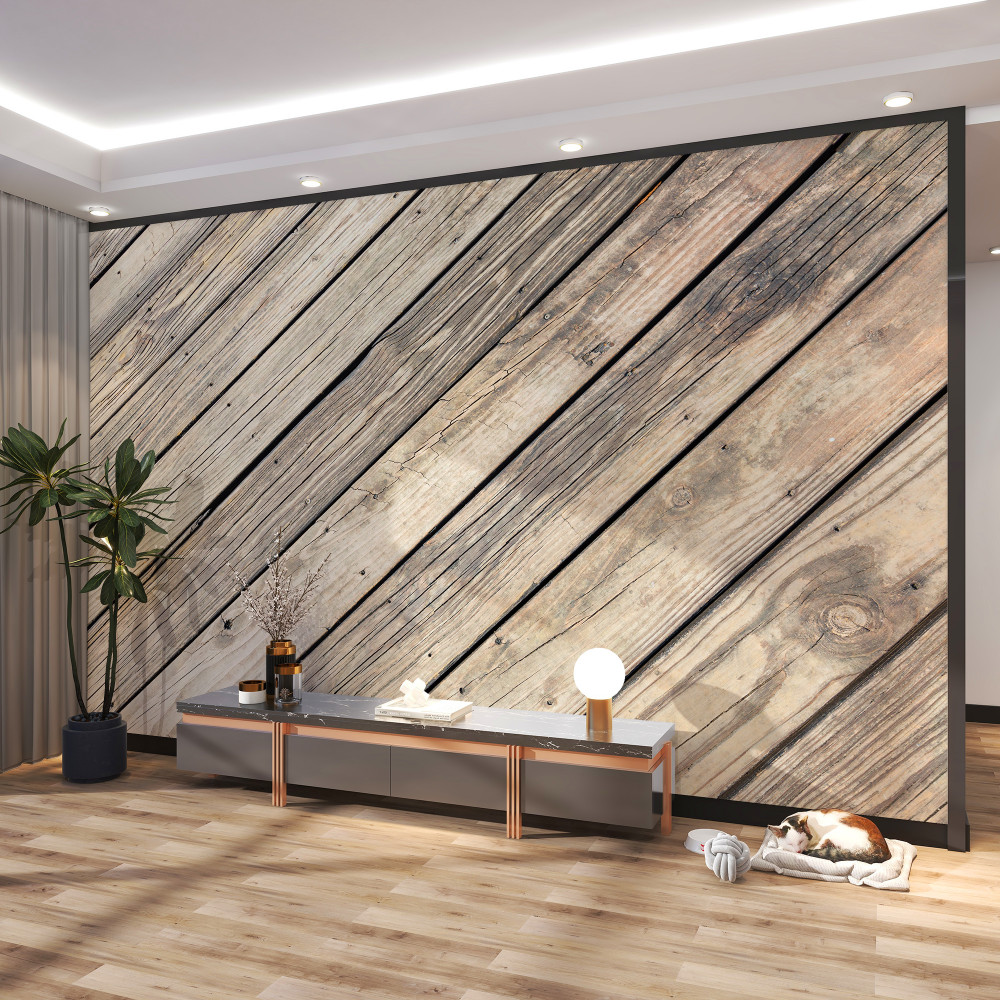 Fototapeta drewniane tło wykonane ze starych desek