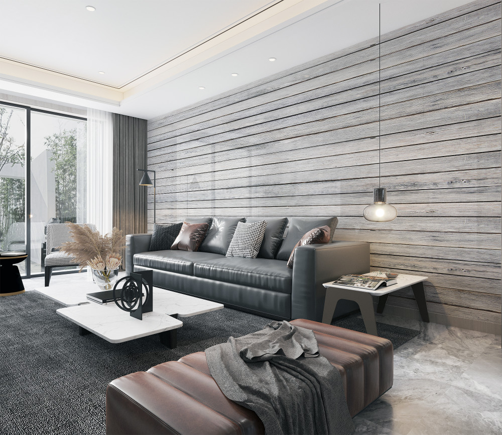 Fototapeta cienkie patyki z szarego drewna