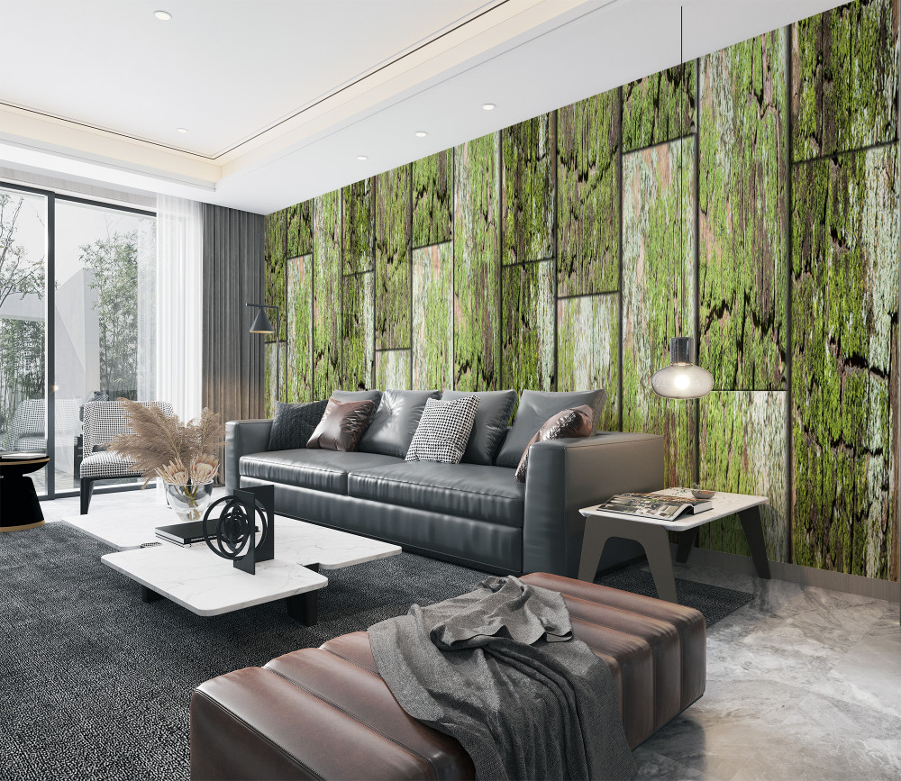 Fototapeta stare malowane kawałki drewna