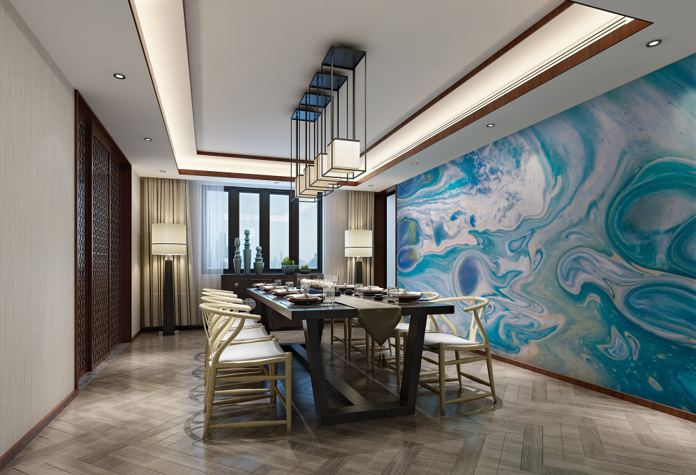 Fototapeta niebieska żywica epoksydowa