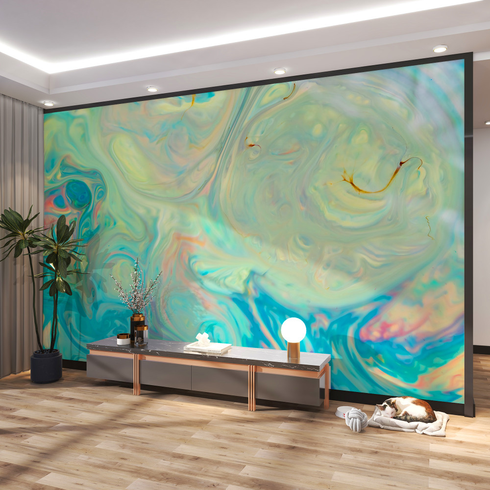 Fototapeta jasne turkusowe tło