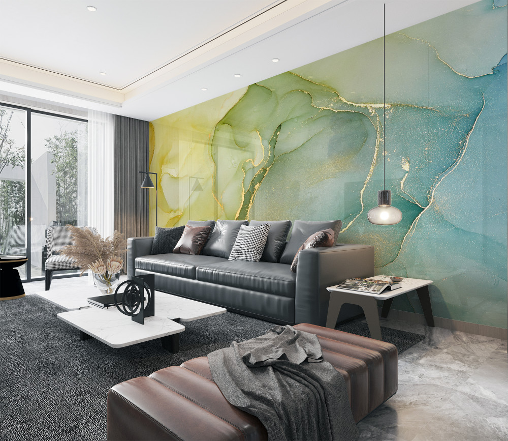 Fototapeta miętowe marmurowe tło