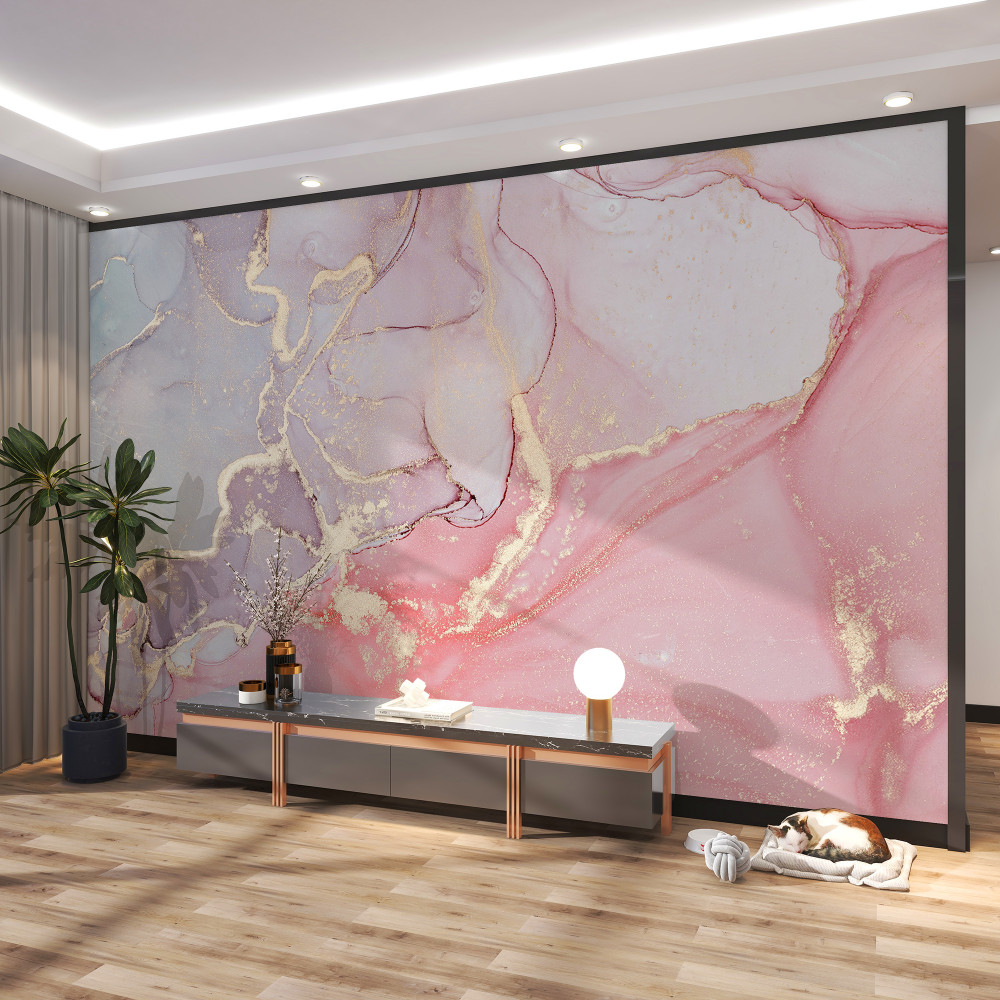 Fototapeta delikatne kolory tuszu alkoholowego