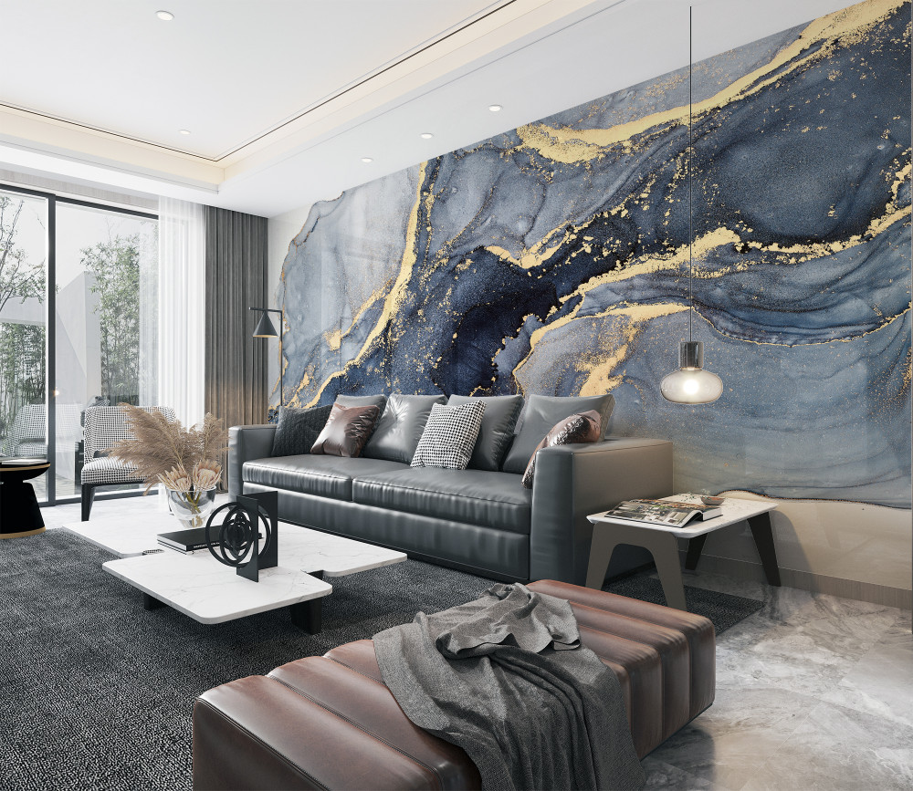 Fototapeta przepływ indygo