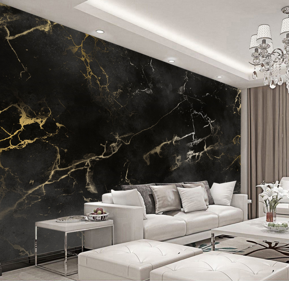 Fototapeta tekstura czarnego marmuru