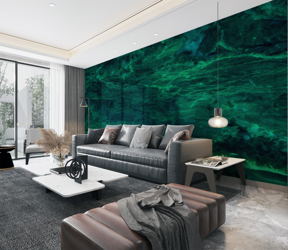 Fototapeta ciemnozielony marmur