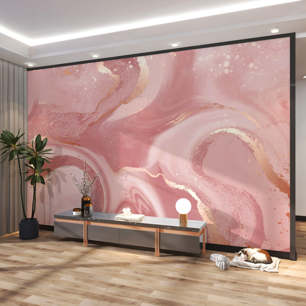 Fototapeta abstrakcyjny róż w proszku