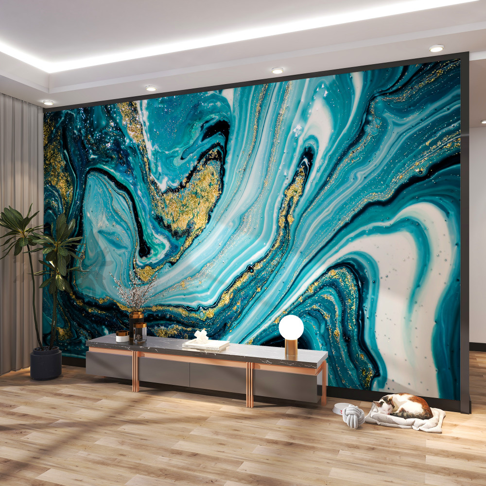 Fototapeta wściekły błękitny ocean