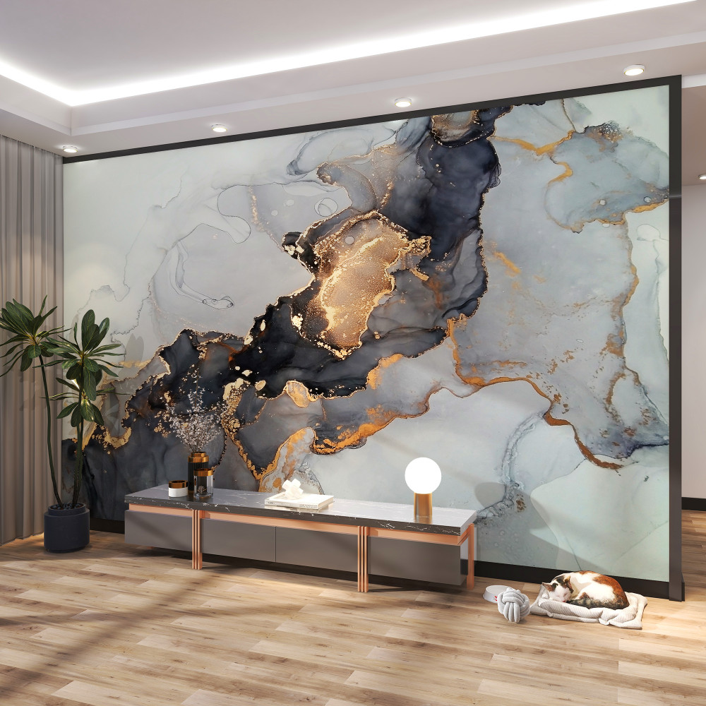 Fototapeta piękne luksusowe szare i czarne tło