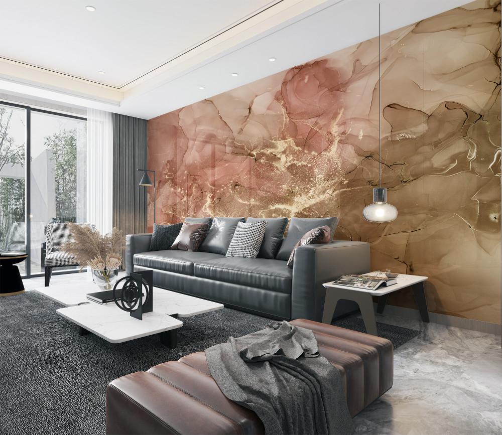 Fototapeta brzoskwiniowo-różowy klimat