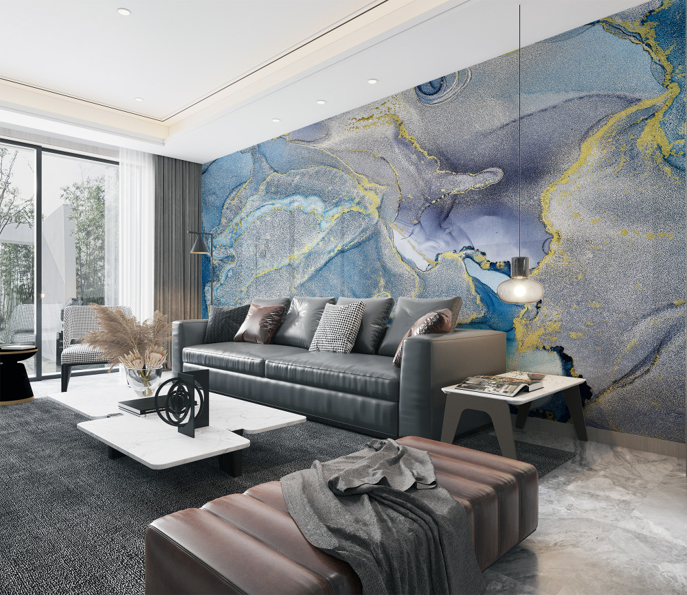 Fototapeta streszczenie błękitny ocean