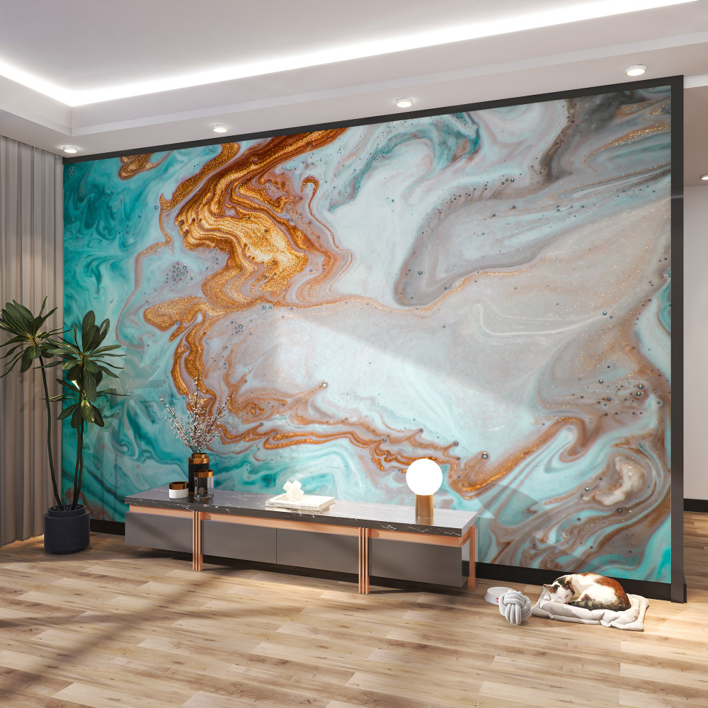 Fototapeta kolorowy abstrakcyjny marmur