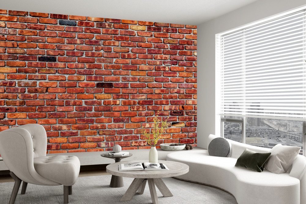 Fototapeta starożytny mur z cegły