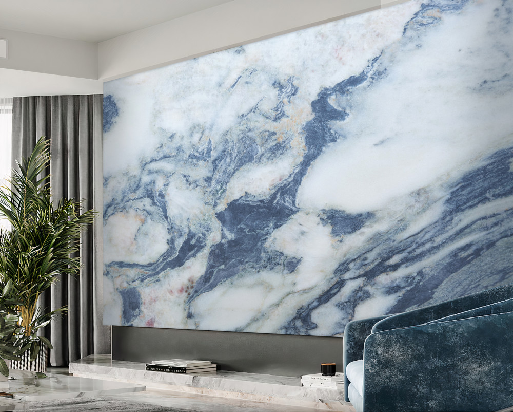 Fototapeta niebieskie tło marmuru