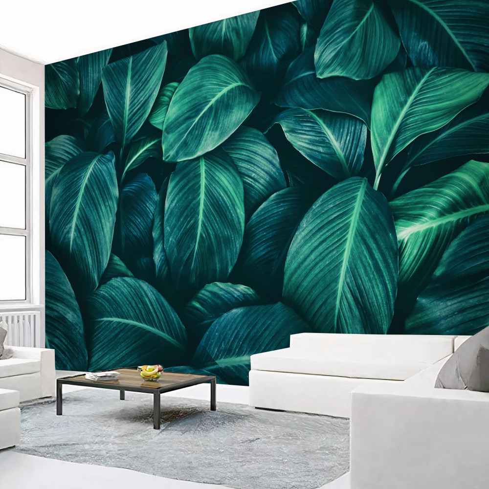 Fototapeta szmaragdowe liście paproci