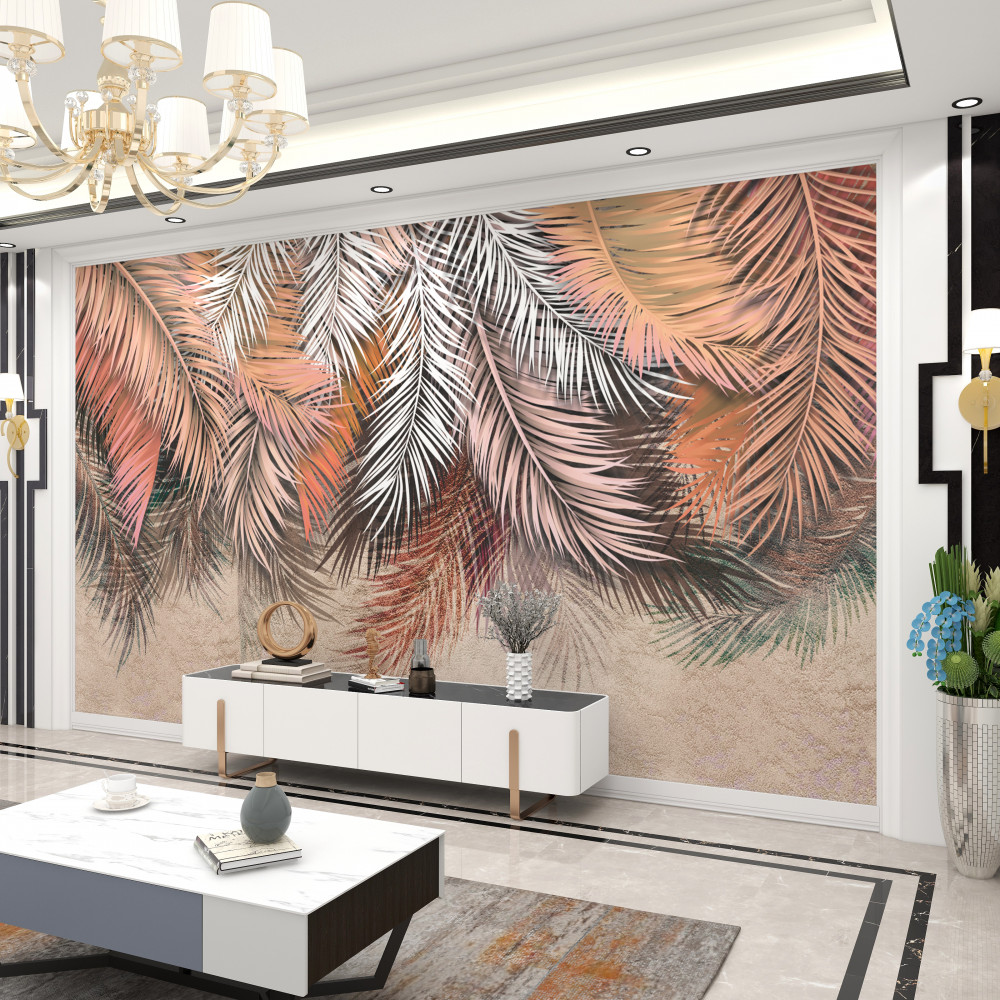 Fototapeta opadłe pierzaste liście