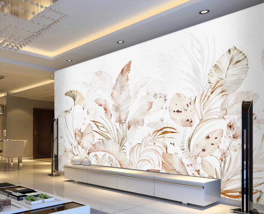 Fototapeta abstrakcyjny las deszczowy