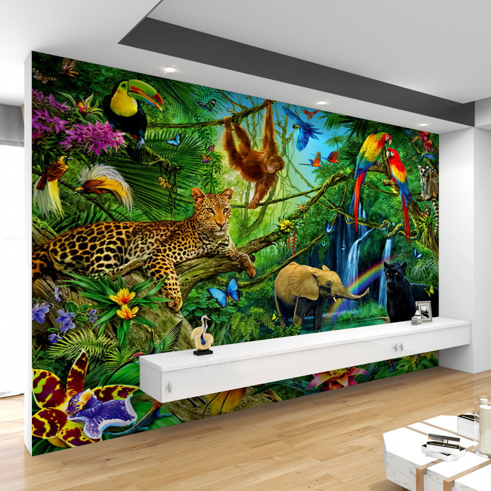 Fototapeta mieszkańcy leśnej dżungli