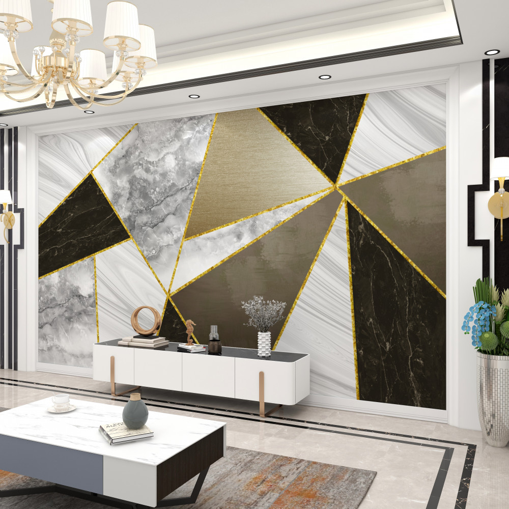 Fototapeta abstrakcja trójkątów