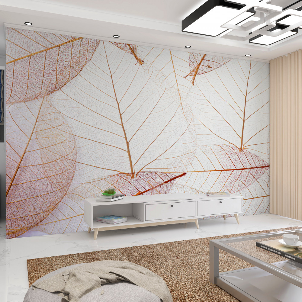 Fototapeta delikatne różowe przezroczyste prześcieradła