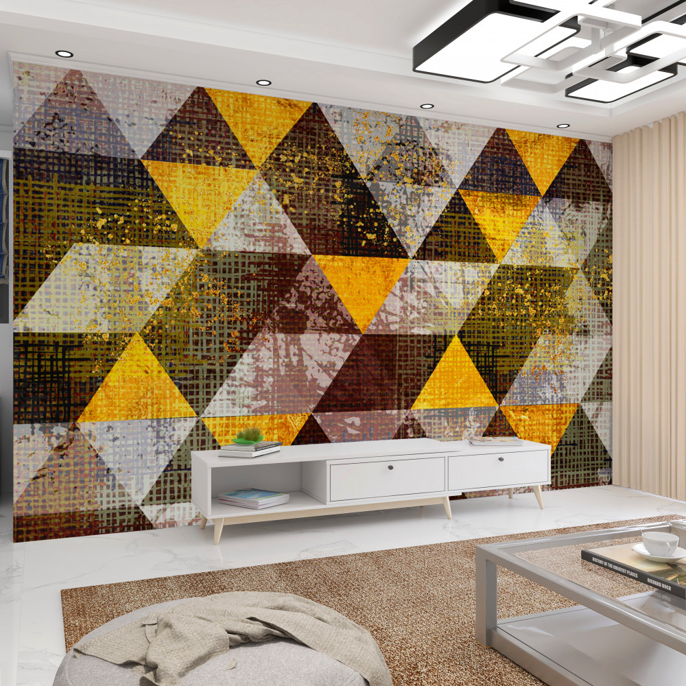 Fototapeta kompozycja kolorowych rombów