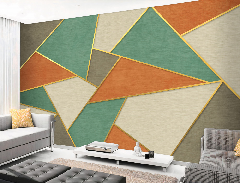 Fototapeta mozaika w pastelowych kolorach