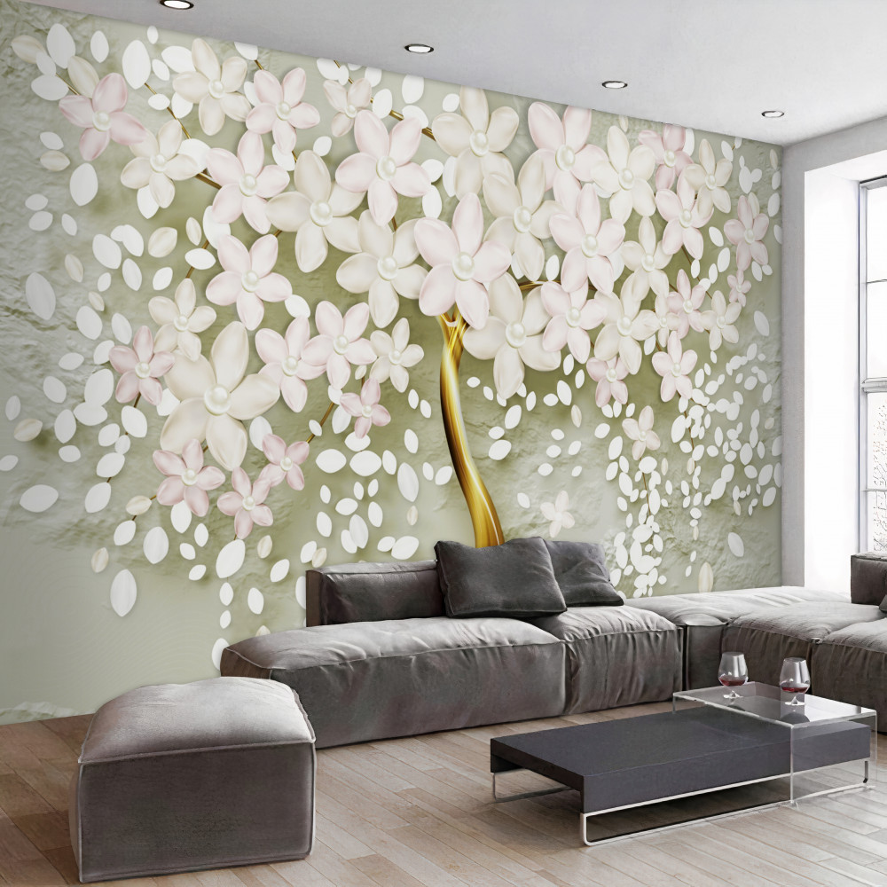 Fototapeta kwitnący jasny liliowy