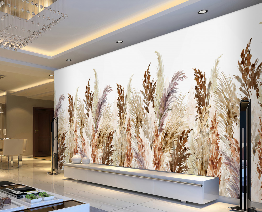 Fototapeta jesienne pole łąkowe