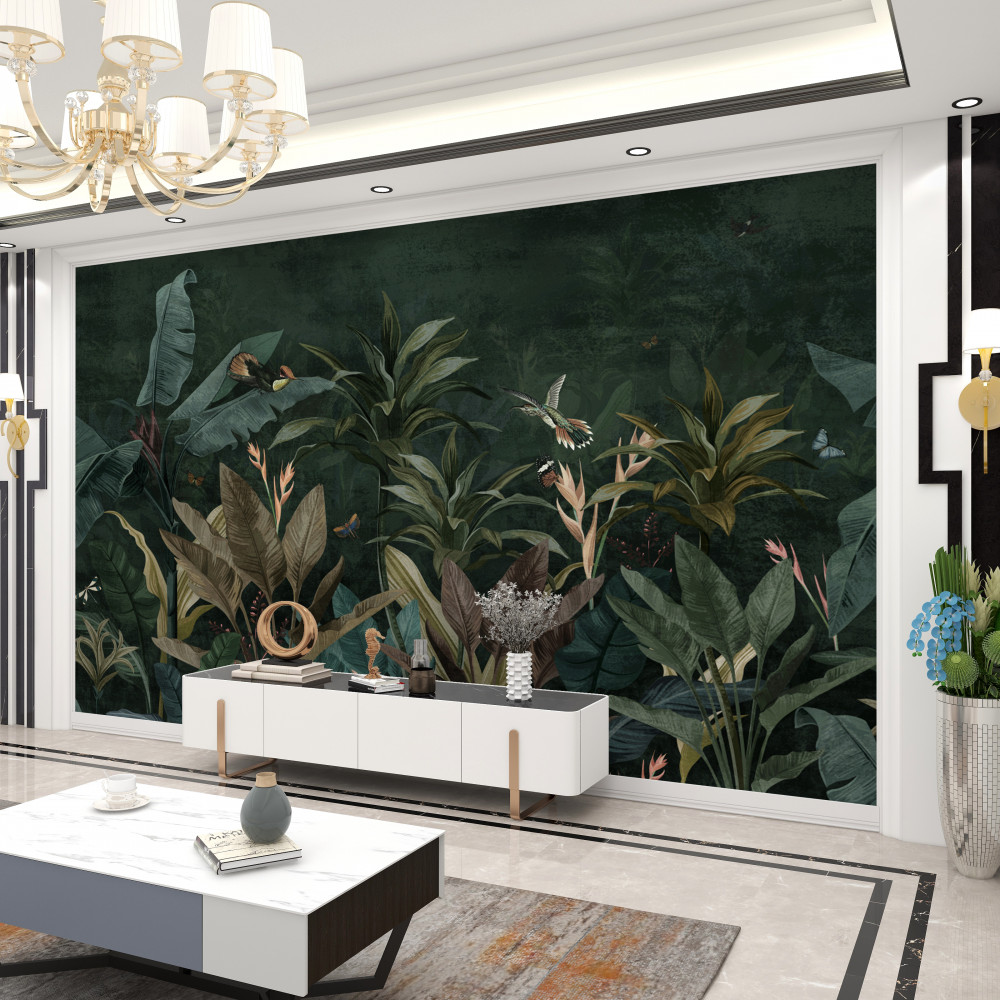 Fototapeta noc w tropikalnej dżungli