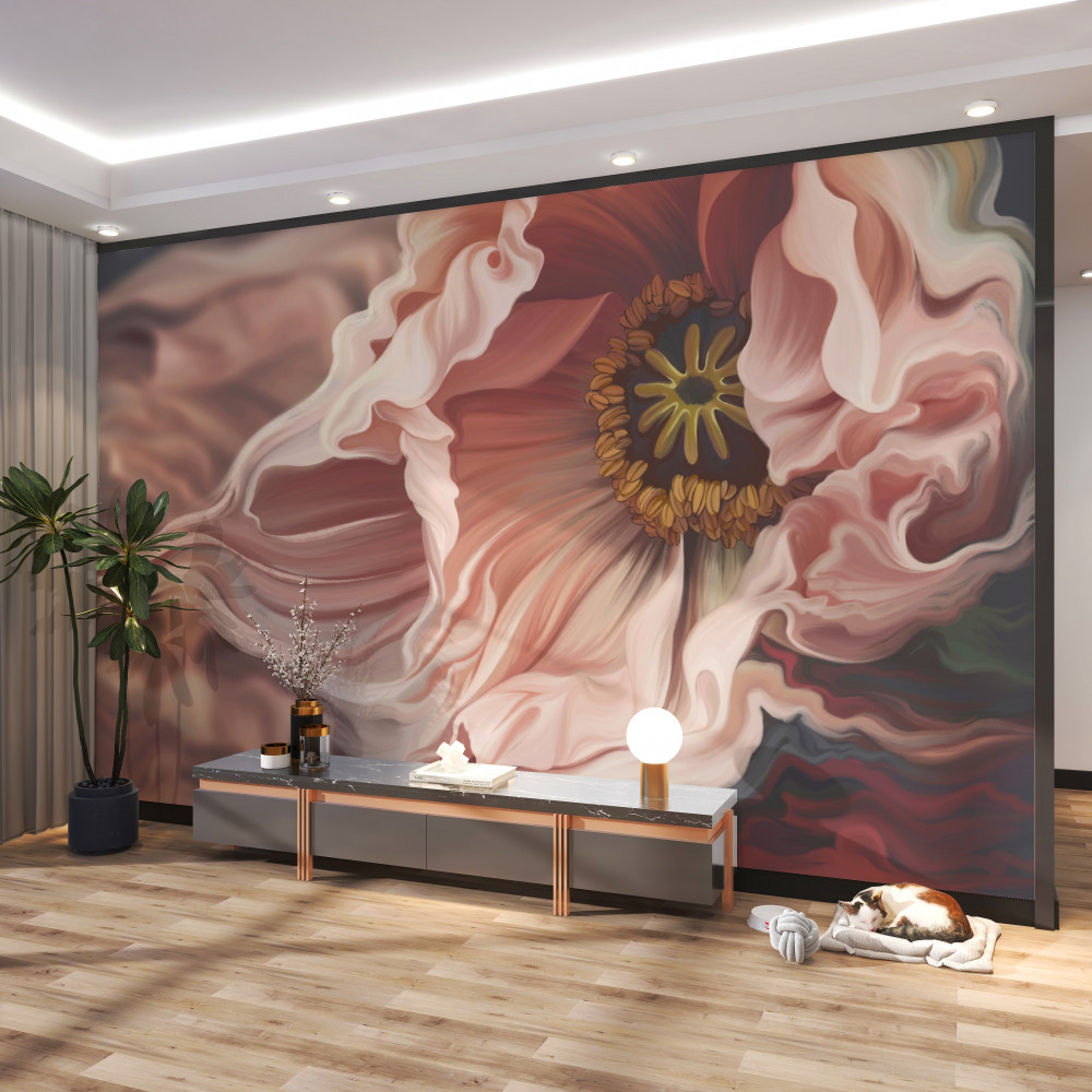 Fototapeta sproszkowana duża piwonia