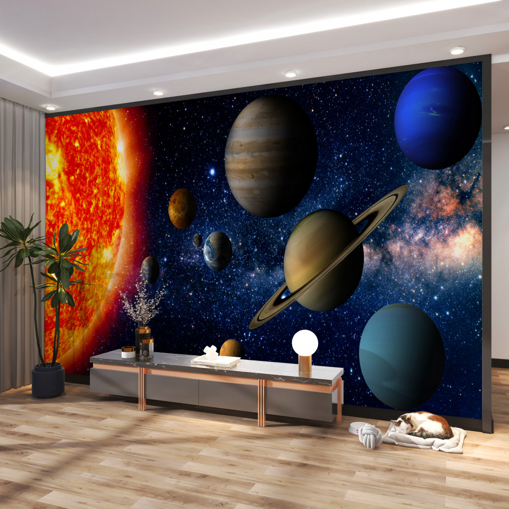 Fototapeta związek między planetami a Słońcem