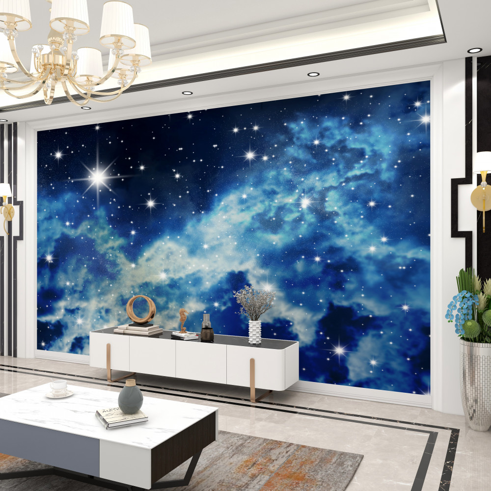 Fototapeta błękitne gwiaździste niebo